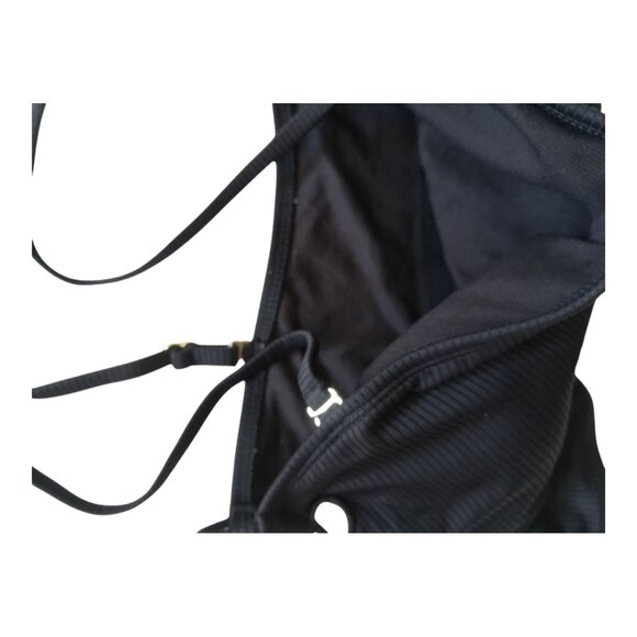 Black Swimsuit Swimwear Lace-up Tube Top Crop Cami M - Picture 7 of 7